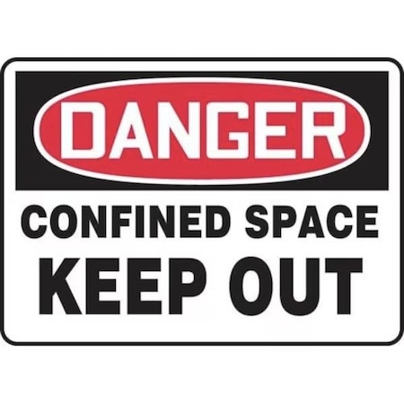 Accuform OSHA DANGER SAFETY SIGN CONFINED MCSP108XP MCSP108XP